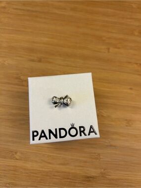 Pandora Silver Bow Charm